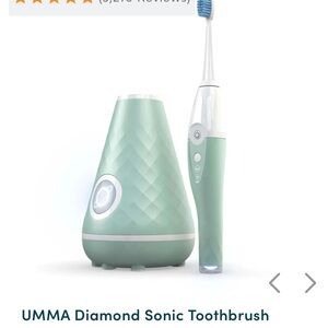 Mint Green Sonic Toothbrush with Charging Base